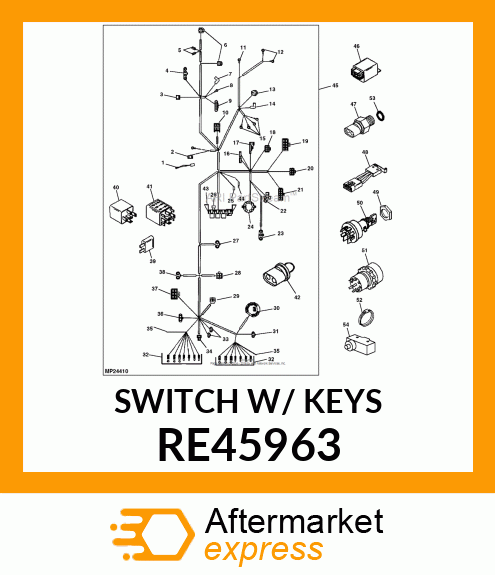 ROTARY SWITCH, ROTARY SWITCH, START RE45963