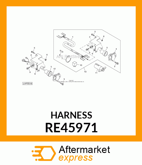 HARNESS, WIRING RE45971