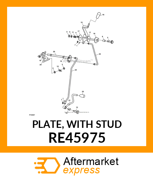 PLATE, WITH STUD RE45975