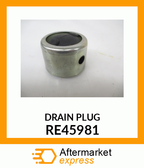 DRAIN VALVE, DUST CAP RE45981