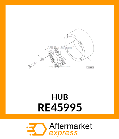 COUPLING, FLEXIBLE DRIVE, ASSEMBLY RE45995