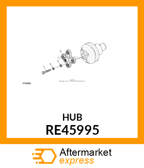 COUPLING, FLEXIBLE DRIVE, ASSEMBLY RE45995