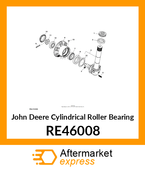 CYLINDRICAL ROLLER BEARING RE46008