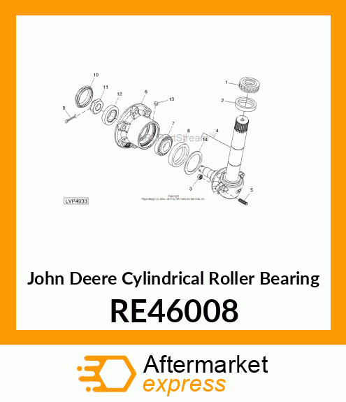 CYLINDRICAL ROLLER BEARING RE46008