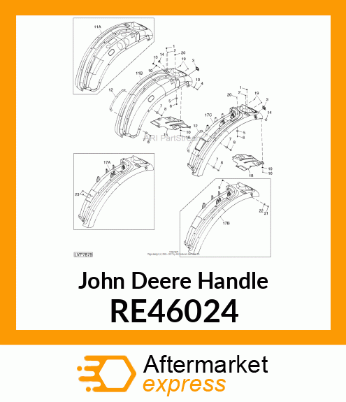 HANDLE, GRAB RE46024