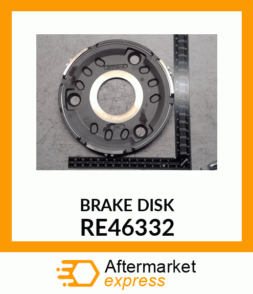 PLATE, BRAKE BACKING, WITH FACINGS RE46332