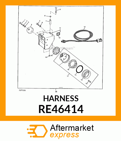 HARNESS, WIRING RE46414