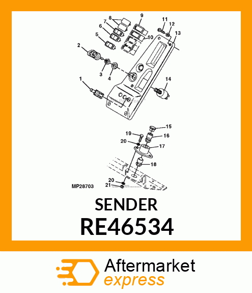 SWITCH, BALL ACTUATED, ASSEMBLY RE46534