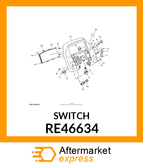 SWITCH, ROTARY RE46634