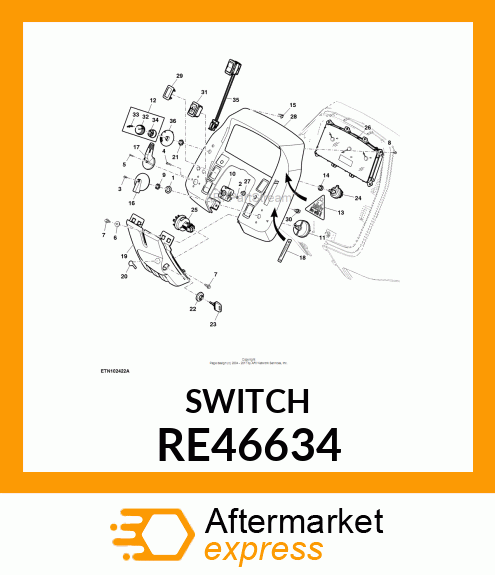 SWITCH, ROTARY RE46634