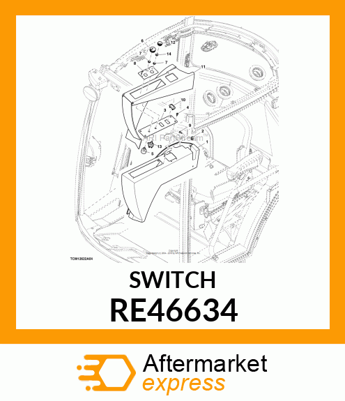 SWITCH, ROTARY RE46634