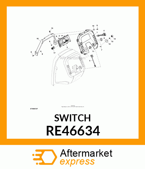 SWITCH, ROTARY RE46634