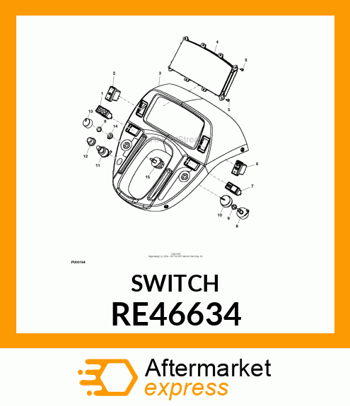 SWITCH, ROTARY RE46634