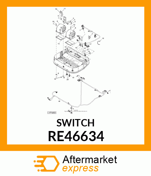 SWITCH, ROTARY RE46634