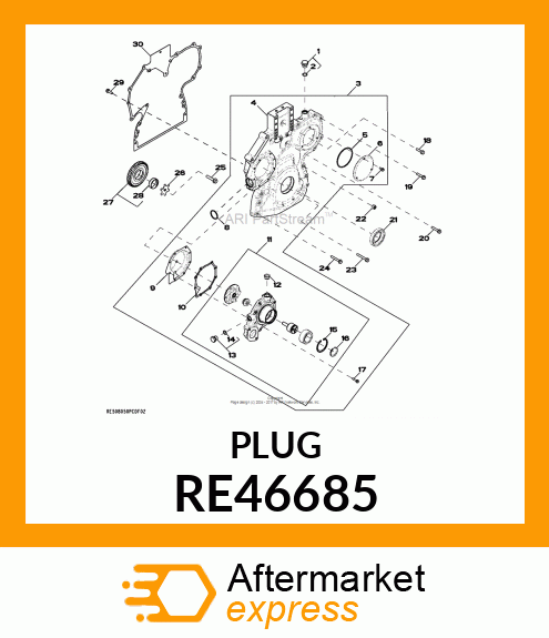 PLUG, WITH O RE46685