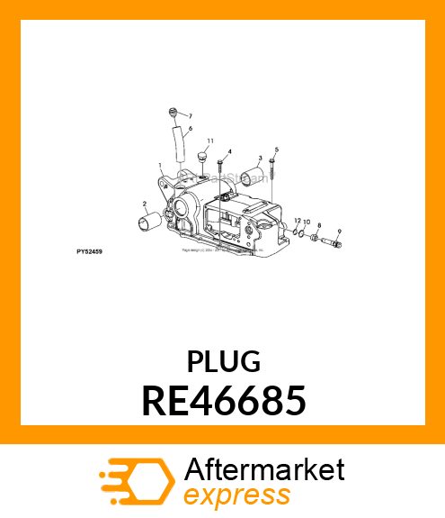 PLUG, WITH O RE46685