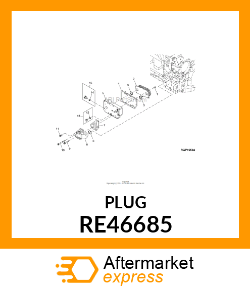 PLUG, WITH O RE46685