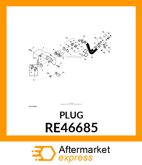 PLUG, WITH O RE46685