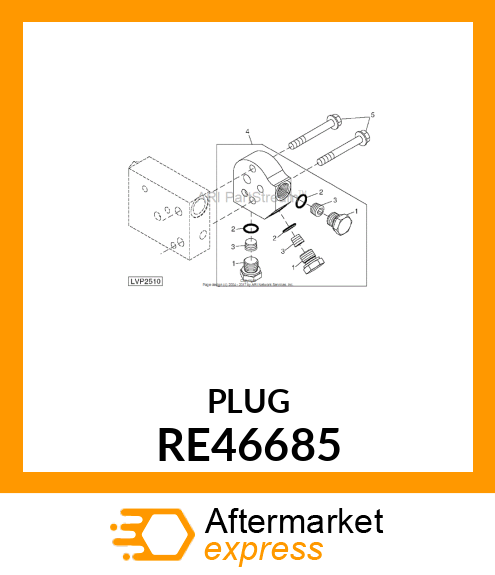 PLUG, WITH O RE46685