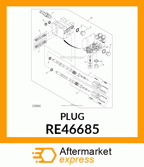 PLUG, WITH O RE46685