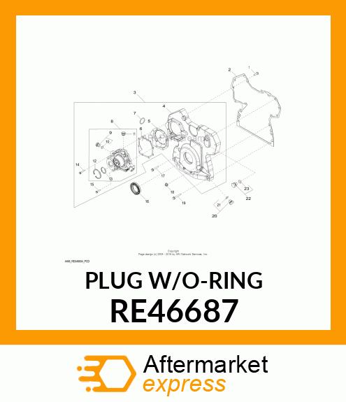 DRAIN PLUG, DRAIN PLUG RE46687