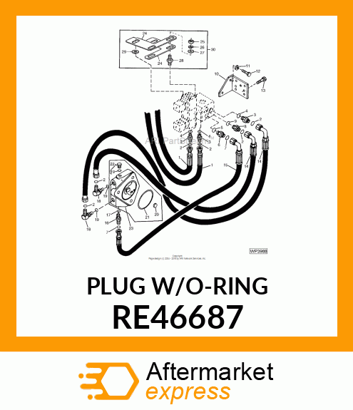 DRAIN PLUG, DRAIN PLUG RE46687