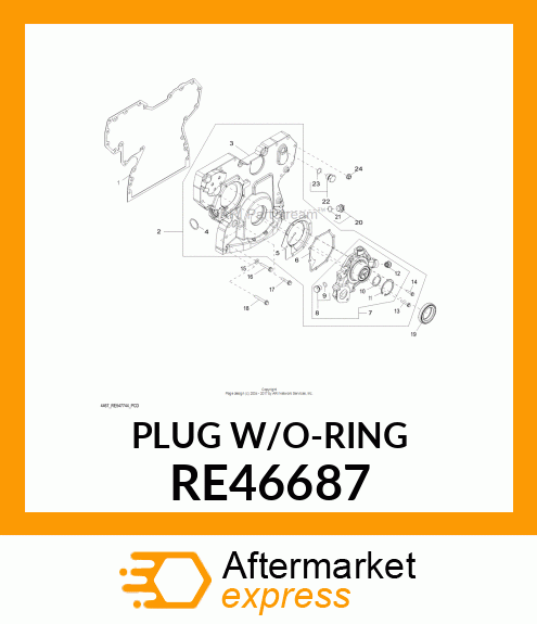 DRAIN PLUG, DRAIN PLUG RE46687