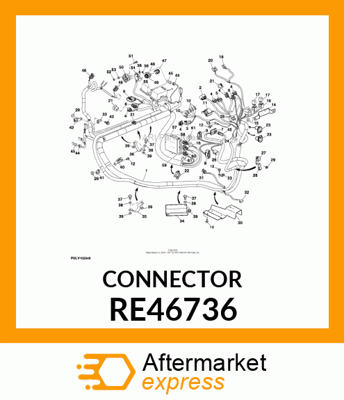 ELECTRICAL CONNECTOR ASSY RE46736