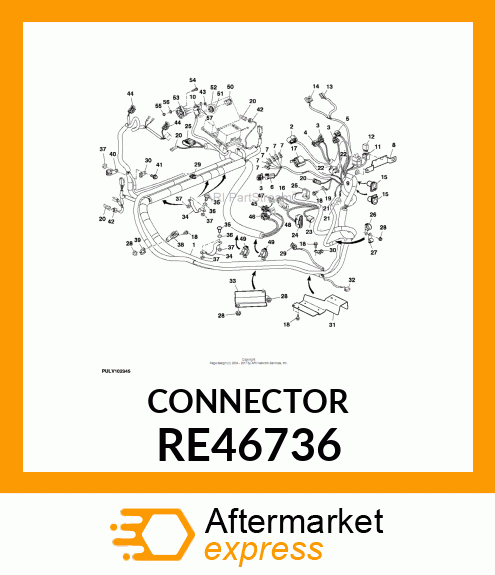 ELECTRICAL CONNECTOR ASSY RE46736