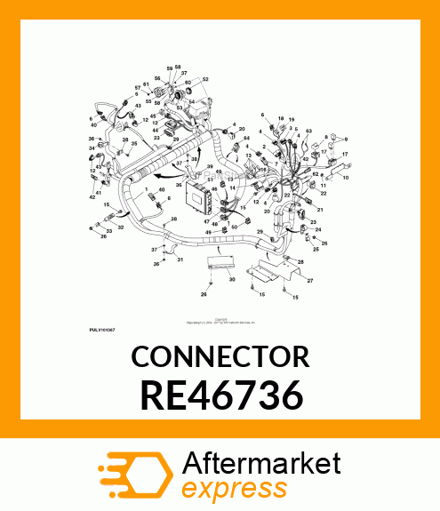 ELECTRICAL CONNECTOR ASSY RE46736