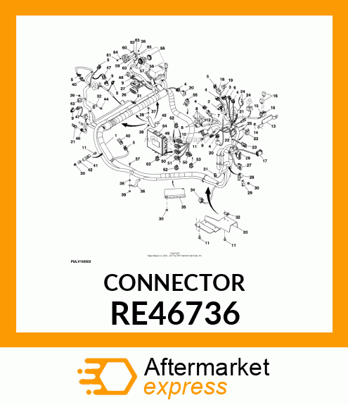 ELECTRICAL CONNECTOR ASSY RE46736