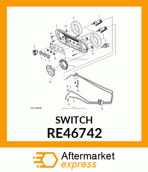 CONTROL, CONTROL,HEATER VALVE RE46742