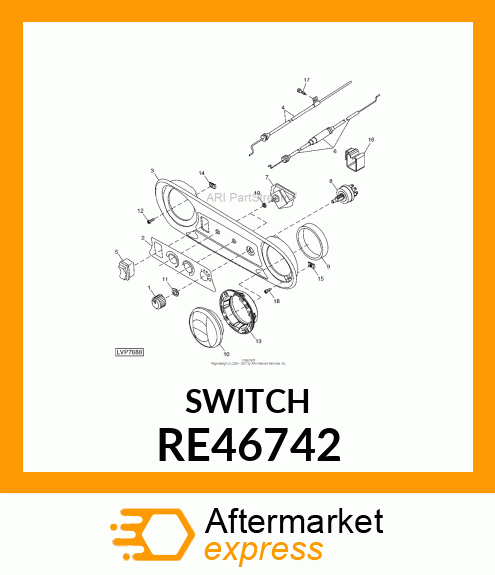 CONTROL, CONTROL,HEATER VALVE RE46742