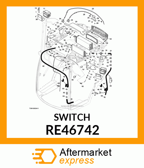 CONTROL, CONTROL,HEATER VALVE RE46742