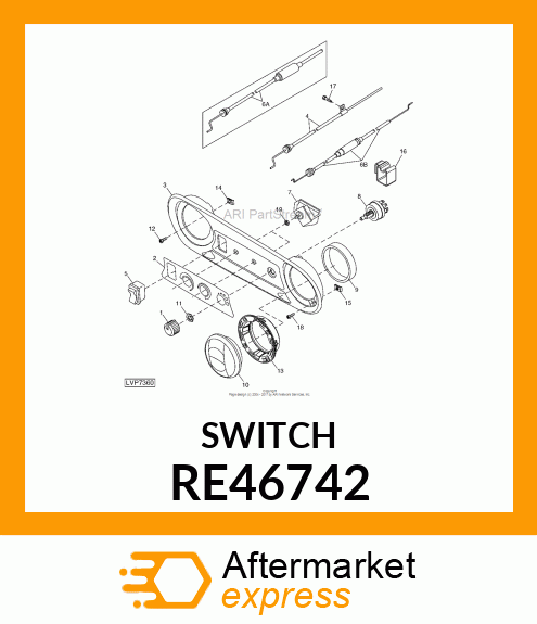 CONTROL, CONTROL,HEATER VALVE RE46742