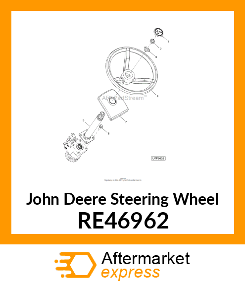 STEERING WHEEL RE46962