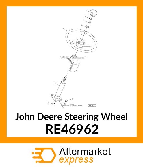 STEERING WHEEL RE46962