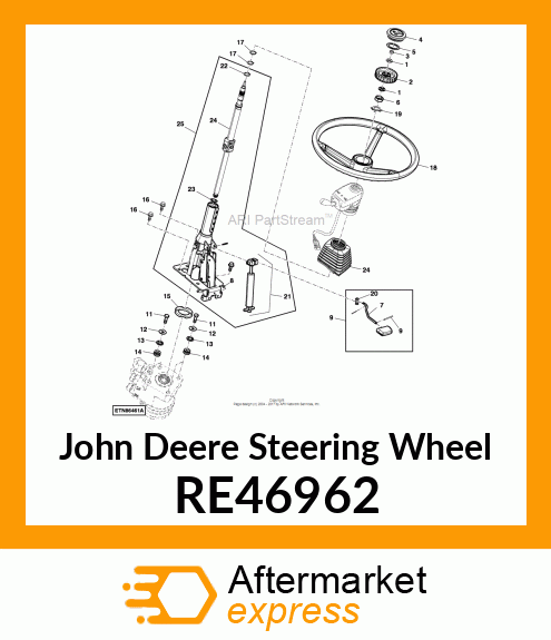 STEERING WHEEL RE46962