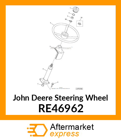 STEERING WHEEL RE46962