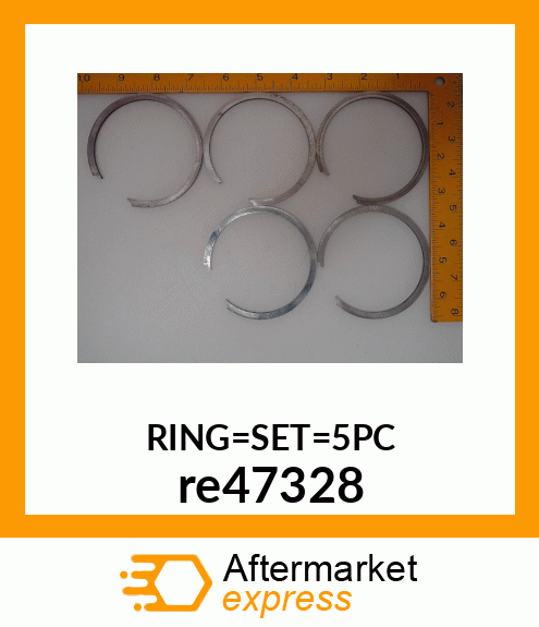 RING KIT, SNAP RINGS, 7000MR, RPTO, RE47328