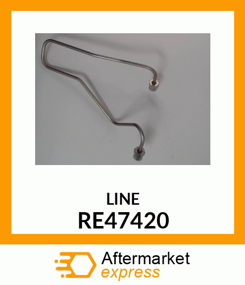 LINE, FUEL INJECTION, NO. 1 RE47420