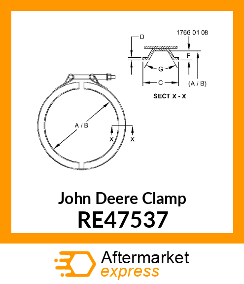 CLAMP, V RE47537