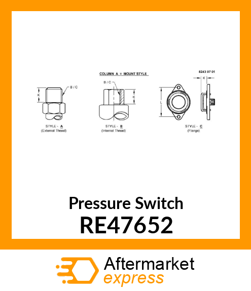 Pressure Switch RE47652