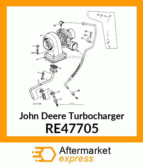 TURBOCHARGER, RE47705