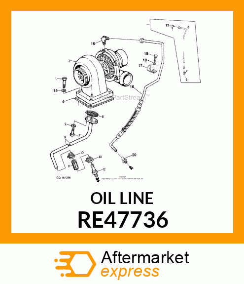 OIL LINE RE47736