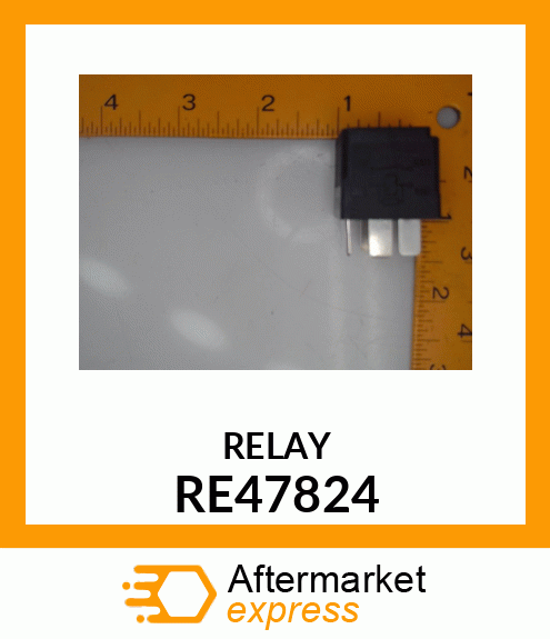 RELAY, SPST, 40 AMP WITH RESISTOR RE47824