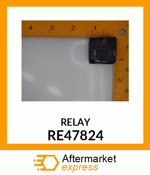 RELAY, SPST, 40 AMP WITH RESISTOR RE47824