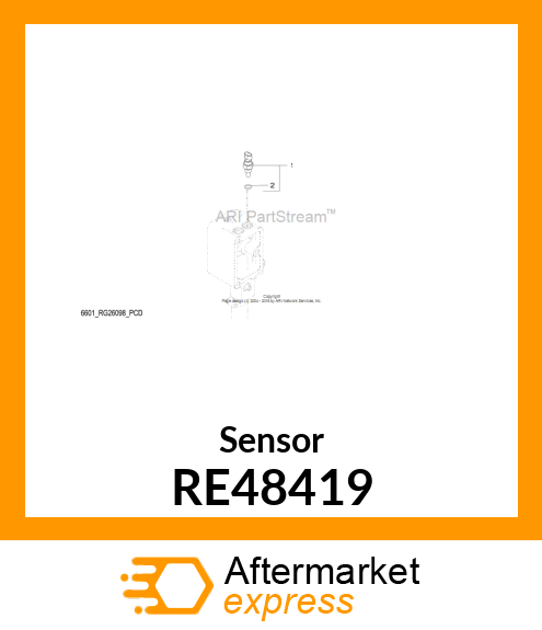 SENSOR, TEMPERATURE RE48419