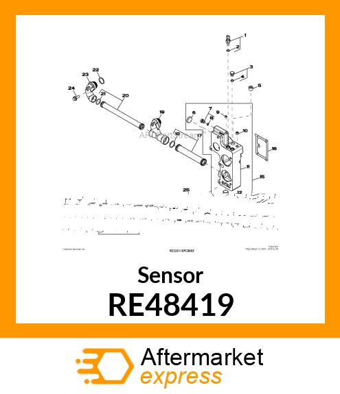 SENSOR, TEMPERATURE RE48419