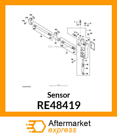 SENSOR, TEMPERATURE RE48419